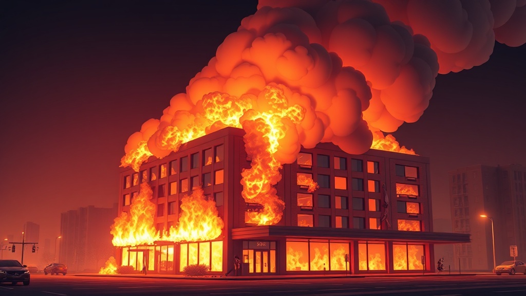 Raging Fire Destroys Businesses, Disrupts Neighborhood in Baltimore