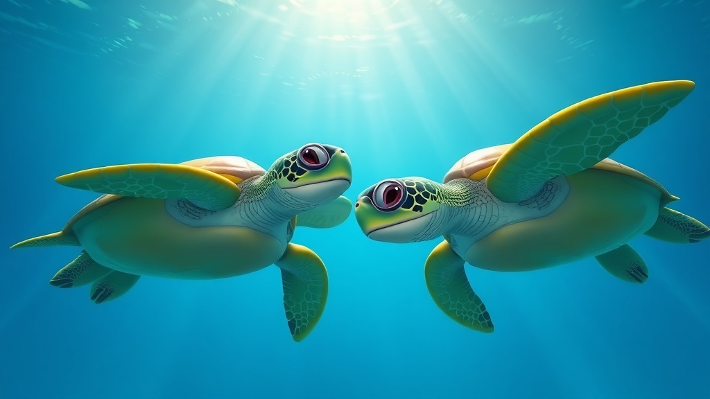 Green Turtles Rescued from Extinction Through Global Conservation Efforts