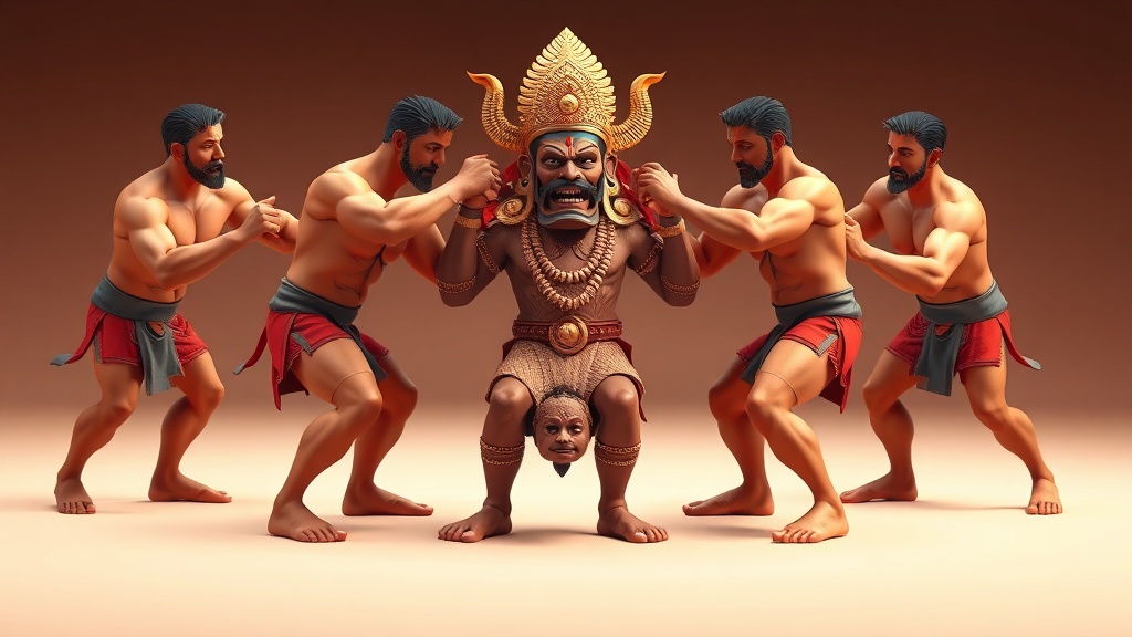 Kota's Wrestlers Trample Ravan: A Unique Dussehra Tradition