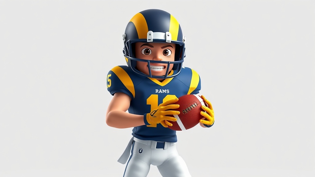 Rams Star Receiver Nacua Suffers Shoulder Injury, Returns to Game