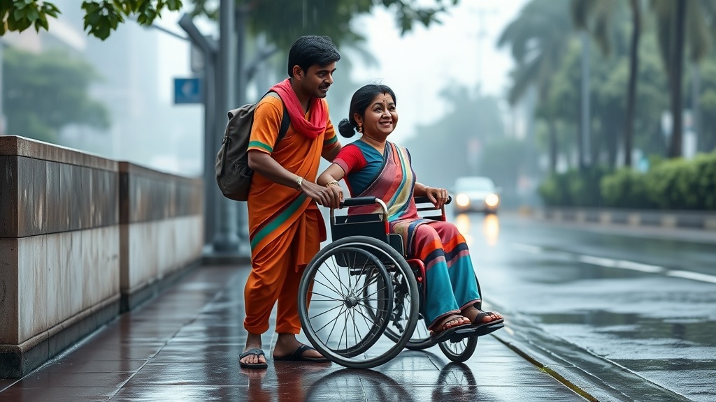 Stranger's Kindness Helps Paralyzed Woman Reach Daughter's Home