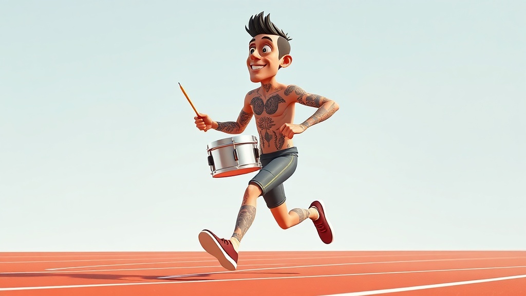 Blink-182 Drummer Travis Barker Celebrates 50th Birthday with Passion for Running and Healthy Living