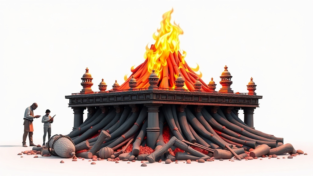 Photographer Captures Poignant Final Farewell Traditions Worldwide