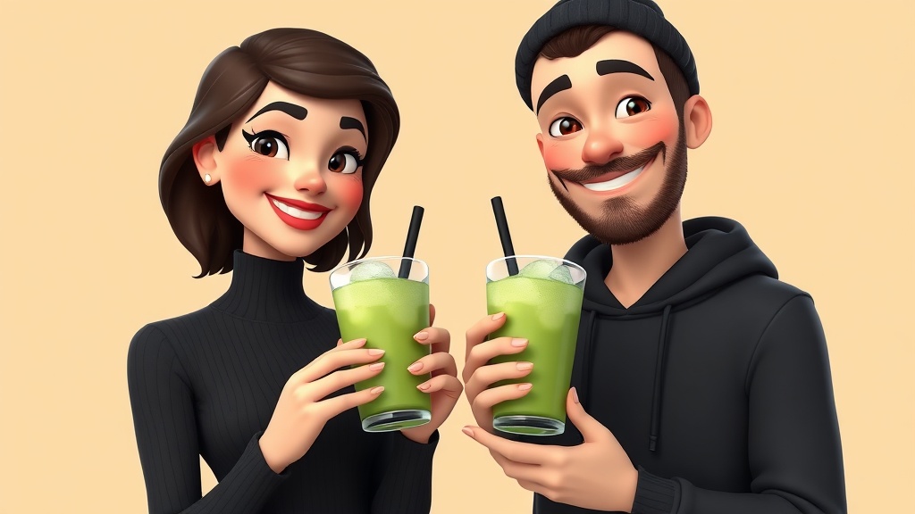 Kardashian-Barker Couple Shares Matcha Moment in Casual Outing