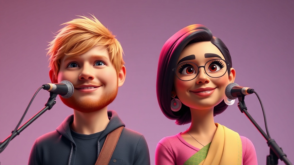 Ed Sheeran and India's Jonita Gandhi Unveil Soulful Hindi-English Fusion Track "Heaven"