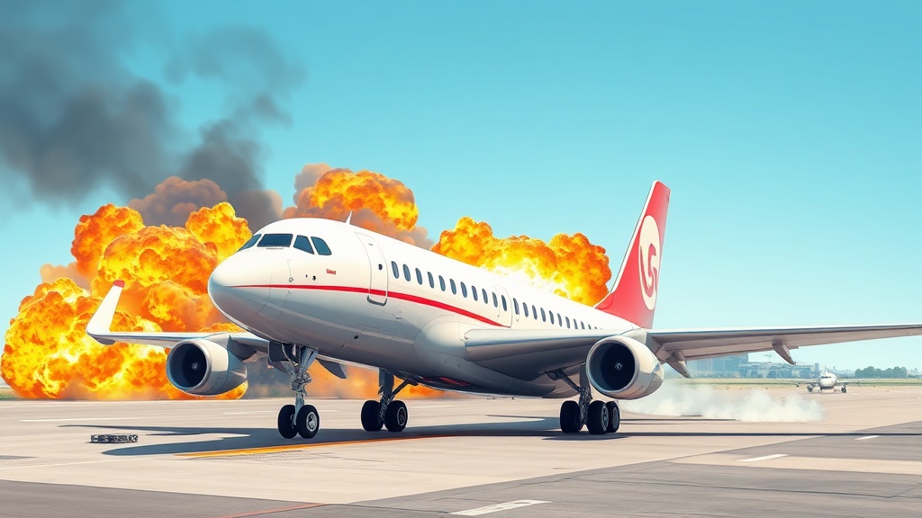 Viral Video Captures Tragic Moment of Plane Plummeting to Ground