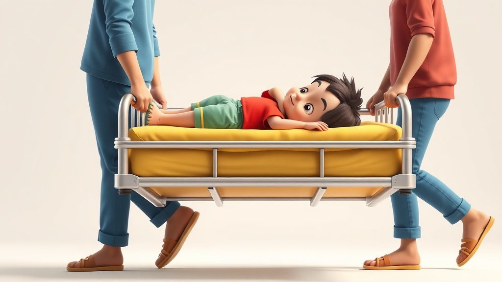 Stubborn Boy Refuses to Go to School, Family Carries Him There