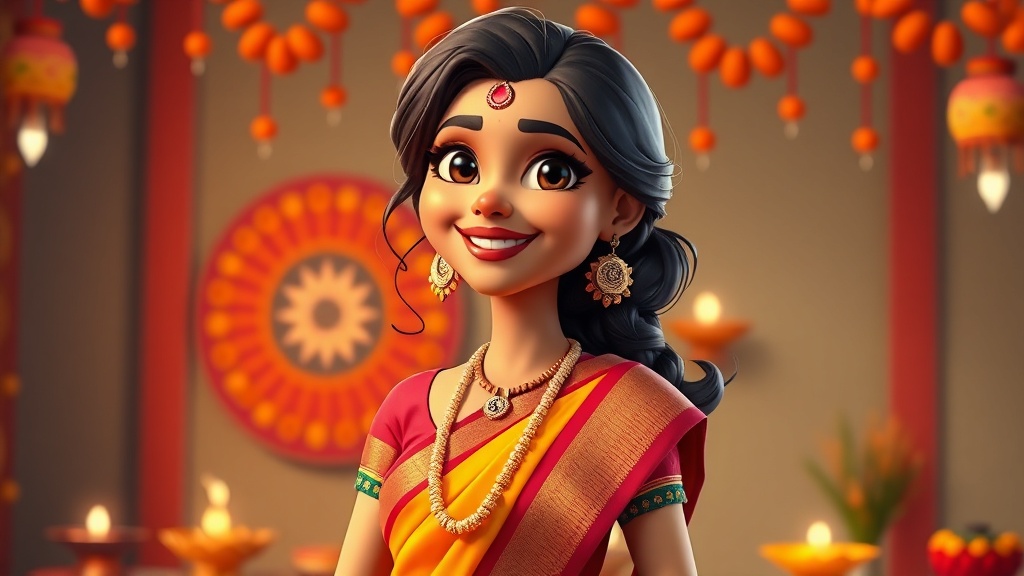 Bollywood Star Mazel Vyas Celebrates Diwali Traditions in Hometown