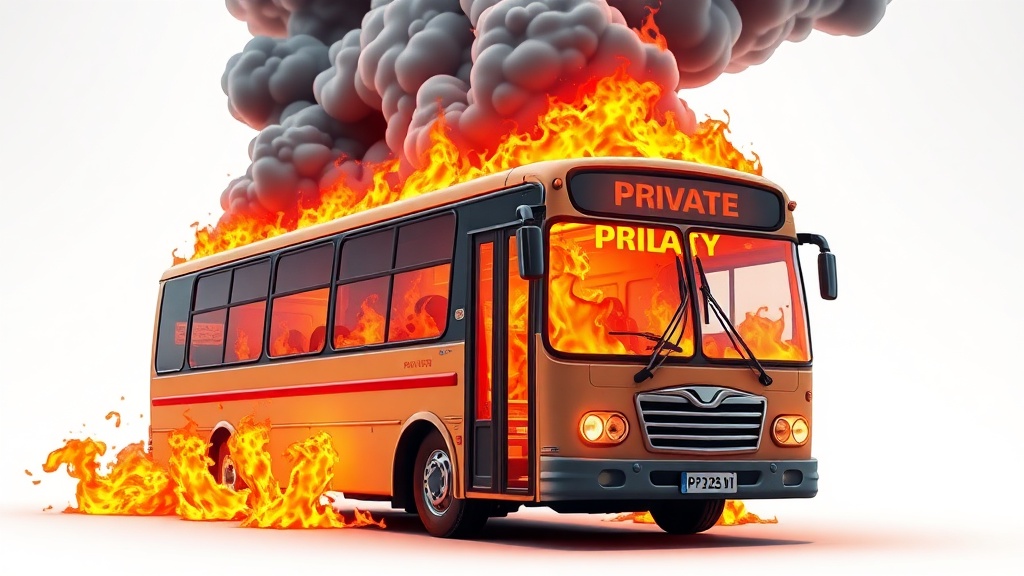 Dramatic Bus Fire Averted in Gurgaon, No Injuries Reported