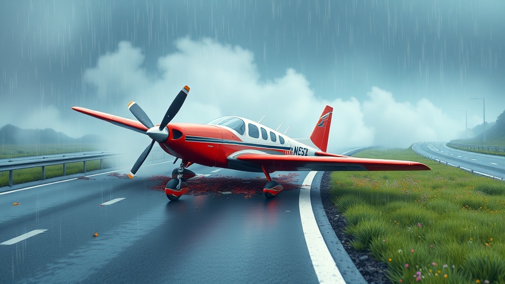 Plane Crashes on Massachusetts Highway During Nor'easter, Two Dead