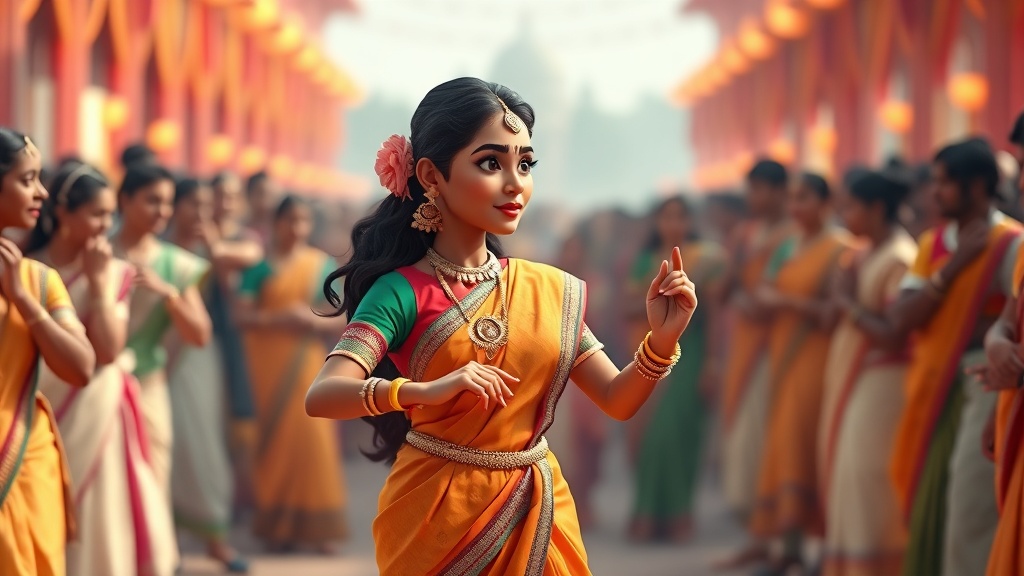 Shriya Saran Shines in Lively Dance Number for 'Non Violence' Film