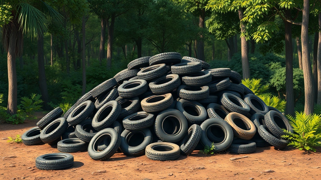 City Prepares to Clean Up Illegal Tire Dump Near Philadelphia Airport