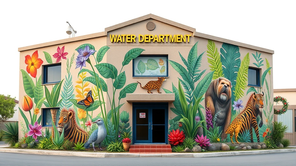Dixon Approves $10,000 for Nature-Inspired Mural on Water Building